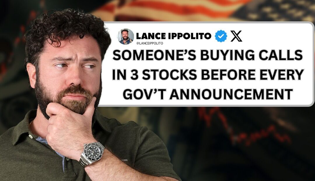 Someone’s Buying Calls in 3 Stocks Before Every Government Announcement